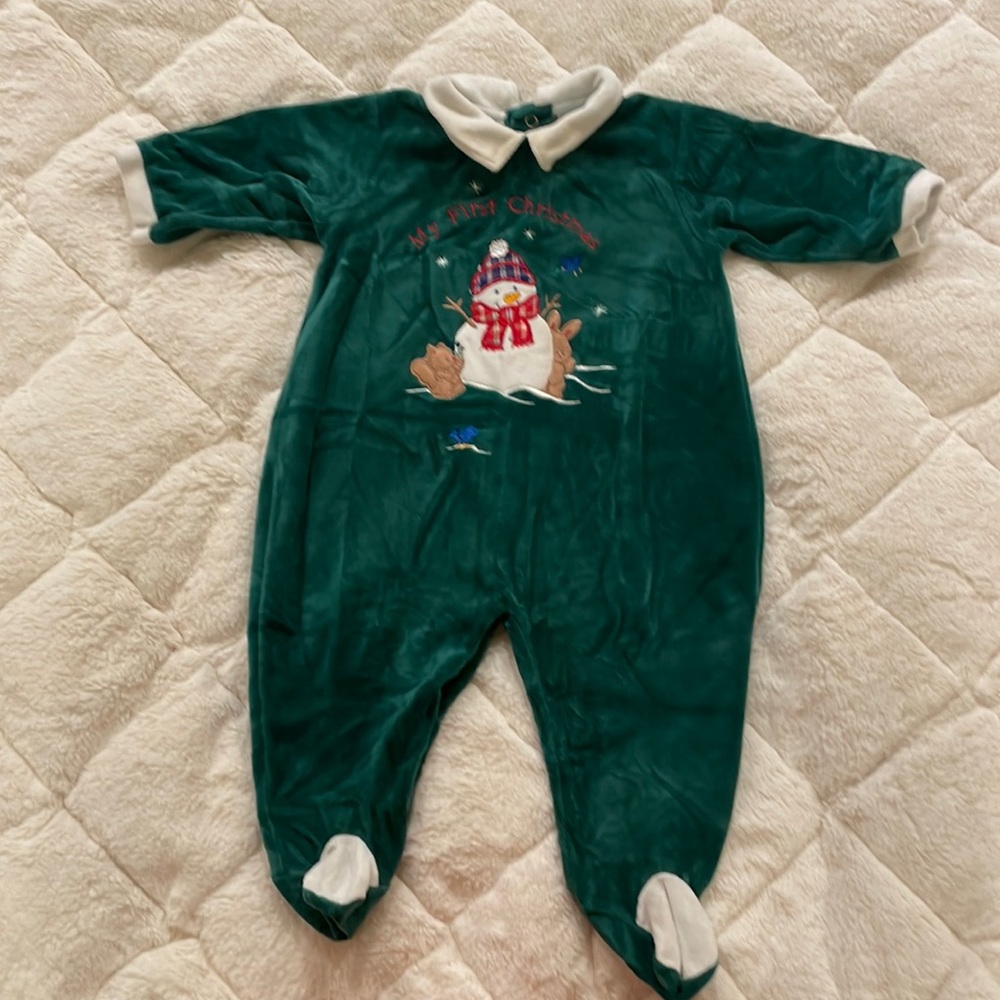 NWOT first Christmas romper